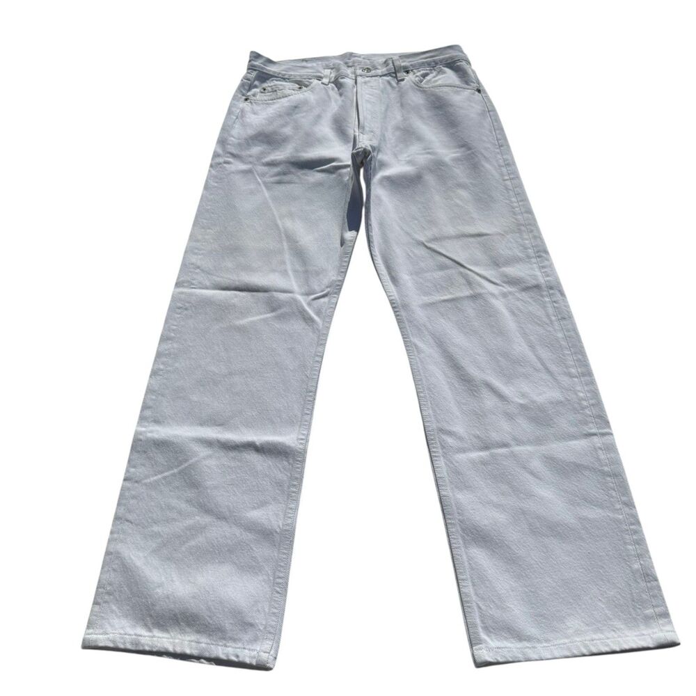 Vintage 1988 Levi’s 501 White Jeans 34x30 Made in USA Button Fly Straight Leg